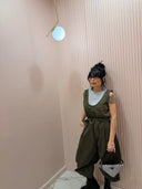 Salopette verde militare