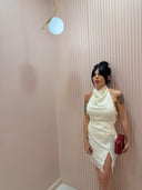 Mini dress pois healter