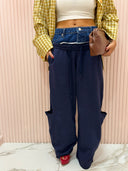 Pantalone double jogger/jeans