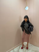 Maxi t-shirt grigia