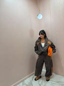 Coordinato sporty chic marrone