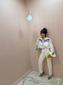 Jeans slim bianco