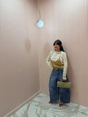 Maglia double beige