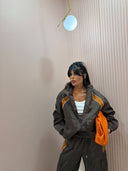 Coordinato sporty chic marrone