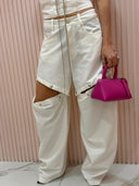 Coordinato denim bianco by Lumina