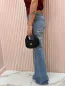 Jeans lavaggio chiaro vita bassa