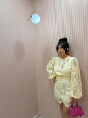 Dress Amour lace giallo