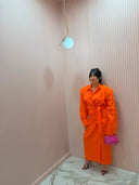 Dress a portafoglio arancio