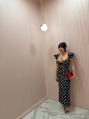 Dress midi pois
