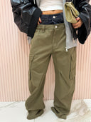 Jeans double verde