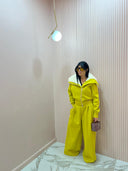 Coordinato Tuta Peluche Lime