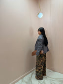 Pantalone cargo mimetico