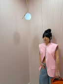 Blazer smanicato mood Zar* rosa