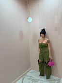 Coordinato denim verde by Lumina
