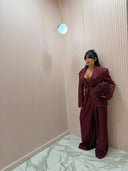 Tailleur madame bordeaux