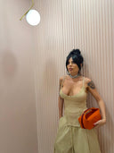 Top bustino beige