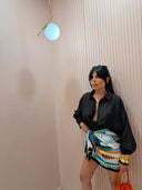 Camicia velata nera