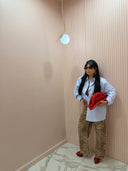 Camicia oversize azzurra