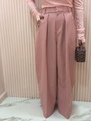 Pantalone con riprese rosa
