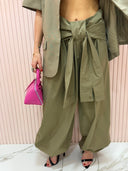 Pantalone parachute verde