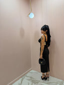 Dress tubino con trasparenze