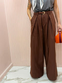 Pantalone palazzo ruggine