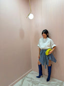 Coordinato t-shirt bianca+ pantagonna