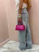 Jeans denim chiaro con strappi