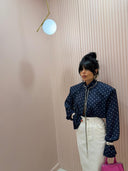 Camicia pois blu