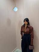 Camicia avvitata chocolate