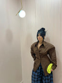 Camicia Avvitata Brown