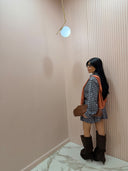 Mini dress quadri blu back to school