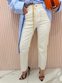 Jeans slim fit bianco