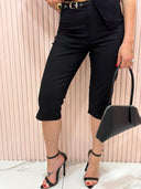 Pantalone capri nero