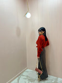 Pull Neve Rosso con Cinta