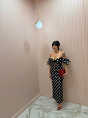 Dress midi pois