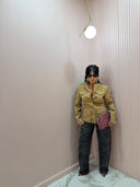 Jeans marmorizzato straight