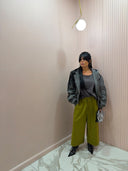 Pantalone tuta 7/8 verde