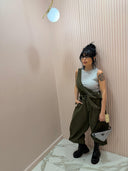 Salopette verde militare