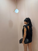 Mini dress open back