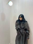 Trench ecopelle choco