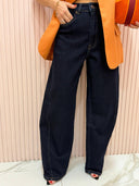 Jeans balloon dark denim