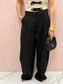 Pantalone con riprese nero