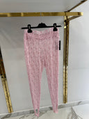 Leggings ghetto rosa pizzo