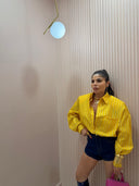 Camicia righe gialla