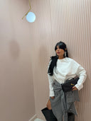 Camicia quadretti b&w