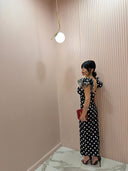 Dress midi pois