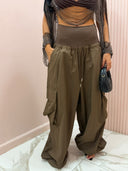 Pantalone cargo Freddy choco