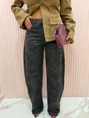 Jeans marmorizzato straight