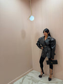 Blazer “Man in black” ecopelle